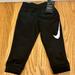 Nike Bottoms | Nike Therma Fleece Pants, Black, 2t (1-2 Years) | Color: Black/White | Size: 2tb