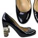 Kate Spade Shoes | Kate Spade Black Patent 3.5” Heel Pumps | 6.5 | Color: Black/Cream | Size: 6.5