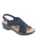 Clarks Merliah Echo - Womens 9.5 Navy Sandal N