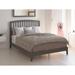 Richmond Queen Low Profile Wood Platform Bed in Grey