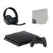 Sony 2215B PlayStation 4 Slim 1TB Gaming Console Black with Astro A10 Gaming BOLT AXTION Bundle Lke New Black Blue