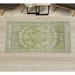 Brown/Green 60 x 24 x 1.18 in Area Rug - Marychristina Bungalow Rose Vintage Decorative Rug, Weathered Style Print Of Medallion Ornaments & Bohemian Flourishes | Wayfair