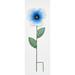 Arlmont & Co. Lakeyn Pansy Flower Garden Stake Metal in Blue | 29 H x 8.5 W x 1 D in | Wayfair EA7431FEAD4D46F2847E6EDE9980B275