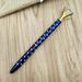 TUTUnaumb Crystal Ball Pens Ballpen Fashion Girl Large Diamond Ballpoint Pens 5Ml New-Year Spot Promotion -Navy