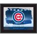 Chicago Cubs Framed 10.5" x 13" Sublimated Horizontal Team Logo Plaque