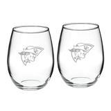 Cumberlands Patriots 21oz. 2-Piece Stemless Wine Glass Set