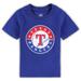 Toddler Royal Texas Rangers Team Crew Primary Logo T-Shirt