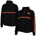 Women's The Wild Collective Black Washington Commanders Quarter-Zip Top