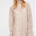 Free People Dresses | Free People Simone Crochet Dress | Color: Cream | Size: M