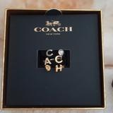 Coach Jewelry | New Coach Tri-Tone Letter Rings | Color: Gold/Silver | Size: 7