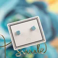 Boucles d'oreilles en céramique multicolores de dessin animé exquis boucles d'oreilles pliantes #