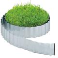 Bordure de jardin flexible, métal galvanisé, pour pelouse et parterre, longueur 12 m, hauteur 16