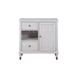 Direct Marketplace Celestia Bar Cabinet Wood in Brown/White | 36 H x 18 W x 36 D in | Wayfair 62117