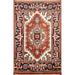 Red Medallion Heriz Serapi Oriental Area Rug Handmade Wool Carpet - 2'0"x 3'0"