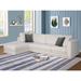 White Reclining Sectional - Latitude Run® 140" Wide Modular Sofa & Chaise | 29 H x 140 W x 78 D in | Wayfair 72192741943D41D1ADF50B6336E350BA