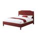 Red Barrel Studio® Clive Queen Bed Upholstered in Brown | 53 H x 64 W x 93 D in | Wayfair 486E20E1ED104632A415D61F0341E2CC