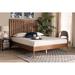 Corrigan Studio® Armiya Walnut Finished Wood Platform Bed Wood in Brown | 58.1 H x 63.8 W x 83.4 D in | Wayfair 1B090844624C4DA9A7E82960CC2EB639