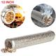 12inch Round Smoker Tube Wood Pellet BBQ Grill Hot Cold Stainless Steel Smoking Mesh Tube Smoke Generator BBQ Accessories Smoker Grill