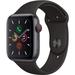 Pre-Owned Apple Watch Series 5 40mm GPS + Cellular Unlocked - Space Gray Aluminum Case - Black Sport Band (2019) - Fair