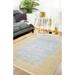 BESPOKY Modern Area Rug Home Decor Carpet Square Room Carpets Gold Frame Rug Home Decorative Rugs for Living Room Aesthetic Rugs for Nursery Room Bedroom Rugs Perm