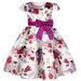 Toddler Bunny Dress 2t Dresses for Girls Cotton Toddler Kids Girls Floral Flowers Prints Short Sleeves Beach Straps Dress Princess Clothes Girls Smocked Christmas Dress