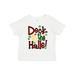 Inktastic Deck the Halls in Green and Red Plaid with Christmas Bulb Boys or Girls Toddler T-Shirt