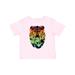 Inktastic Tiger with Gradient Sunset with Palm Trees Boys or Girls Toddler T-Shirt