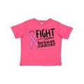 Inktastic Fight Breast Cancer Pink Ribbon Boys or Girls Toddler T-Shirt