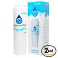 2-Pack Replacement for Whirlpool MFT2771XEW Refrigerator Water Filter - Compatible with Whirlpool 4396395 Fridge Water Filter Cartridge - Denali Pure Brand