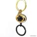 Coach Accessories | Coach Black And Gold Dual Keychain Fob Purse Charm | Color: Black/Gold | Size: Os