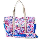 Lilly Pulitzer Bags | Lilly Pulitzer Insulated Beach Bag Resort White Party Like Lobstar Gold Leather | Color: Blue/Pink | Size: Os