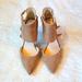 Nine West Shoes | Nine West Trickett Suede Stiletto. Tan. Size 9m | Color: Tan | Size: 9