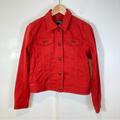 Ralph Lauren Jackets & Coats | Lauren Jeans Co. Denim Jean Jacket In Red | Color: Red | Size: Sp