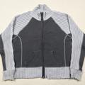 Columbia Sweaters | Columbia Full Zip Cable Knit/Fleece Mock Sweater | Color: Gray/Silver | Size: Xl