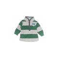 Carter's Fleece Jacket: Green Stripes Jackets & Outerwear - Size 3 Month