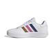 adidas Damen Court Platform Sneaker, FTWR White/Victory Blue/Bronze Strata, 42 2/3 EU