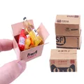 Boîte d'Emballage Miniature Freins Express pour Enfant Jouet de Simulation Accessoires de Meubles
