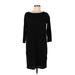 Gap Casual Dress - Shift: Black Print Dresses - Women's Size Small