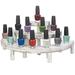 Gracie Oaks 3 Tier Solid Wood Nail Polish Display Wood in Brown/White | 6.5 H x 15.5 W x 7.8 D in | Wayfair F7F5F3C9E25D4F60B5AE83005A8D388E