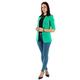 ONLY Damen Blazer ONLElly 3/4 Life Sakko mit Dreiviertel-Ärmeln 15197451 Simply Green 36