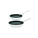 Cuisinart 9 in. & 11 in. Nonstick Skillets - Stainless Steel, Twin Pack