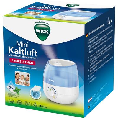 WICK Mini Kaltluft Ultraschall Luftbefeuchter Luftreiniger Damen