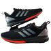 Adidas Shoes | Adidas Mens Questar Tnd Black Gray Low Top Lace Athletic Shoes Size 11 Db2543 | Color: Black/Red | Size: 11