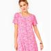Lilly Pulitzer Dresses | Lilly Pulitzer Cody T-Shirt Dress In Pink Shandy M | Color: Pink/White | Size: M