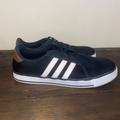 Adidas Shoes | Men’s Adidas Shoes Size 12 Black And White Stripes Comfort Insoles Casual Shoe | Color: Black/White | Size: 12