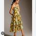 Anthropologie Dresses | Anthropologie Mare Mare Smocked Bodice Midi Dress | Color: Brown/Yellow | Size: M