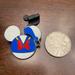 Disney Jewelry | Disney Donald Duck Mickey Icon Pin | Color: Silver/White | Size: Os