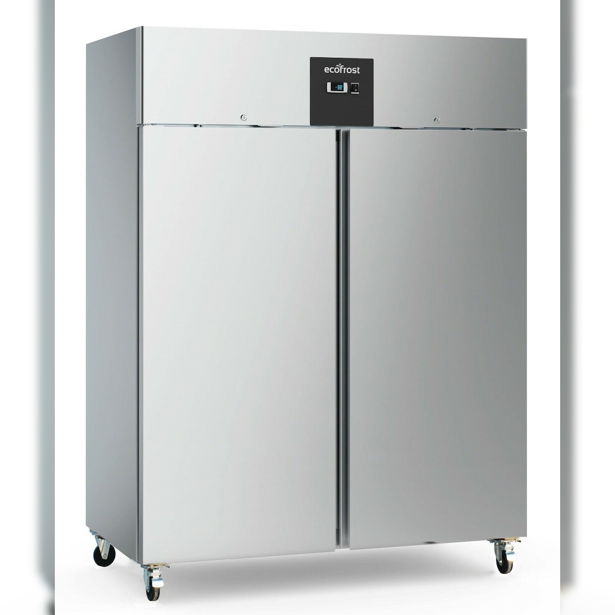 GROJU Gastro Edelstahl Kühlschrank 2 Türen 1480x830x2010mm 1300l 2/1GN +2/+8°C Image