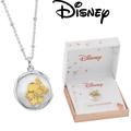 Disney Jewelry | Disney Minnie Mouse Silver Floating Gold Dream Pendant Necklace | Color: Gold/Silver | Size: Os