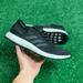 Adidas Shoes | Adidas Pureboost Low Top Mens Athletic Running Shoes Black Ba8899 New Multi Sz | Color: Black/Gray | Size: 7